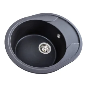Гранитная кухонная мойка VALESO 5847 ONYX матовый Morion №8