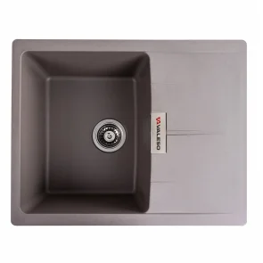 Гранитная кухонная мойка VALESO ZIRKONE 6250 matte Dune №1