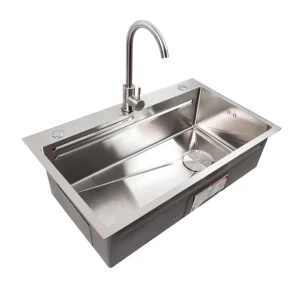 Кухонный комплект с мойкой Valeso Handmade CM 7546B Workstation из нержавеющей стали №5