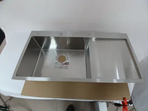 Кухонна мийка нержавійка CM 10050 L VALESO Handmade (3.0/0.8) №2