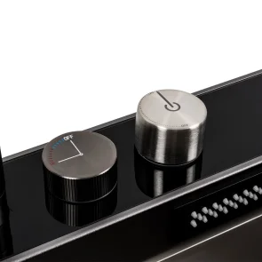 Кухонный комплект с мойкой 7546D PVD серый Платина Ручная работа "WATERFALL" №4