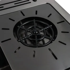 Черная кухонная мойка PVD 7846 Платина Ручная работа №7