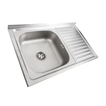 Кухонная мойка из нержавеющей стали Valeso DECOR 8050 L (0,7/160 мм)