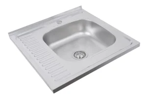 Кухонная мойка из нержавеющей стали Valeso SATIN 6060 R (0,7/160 мм) №2