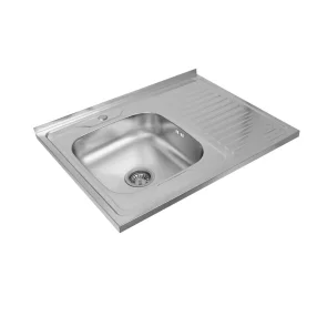 Кухонная мойка из нержавеющей стали Valeso SATIN 8060 L (0,7/160 мм) №2