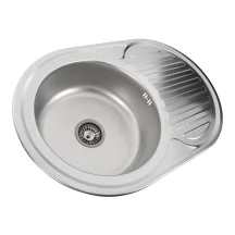 Кухонная мойка из нержавеющей стали Valeso 7750 SATIN (0,8/180 мм)