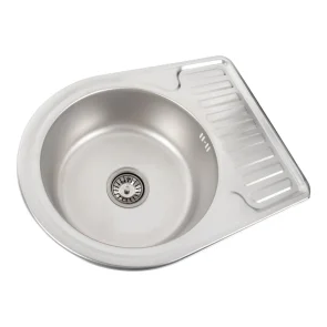 Кухонная мойка из нержавеющей стали VALESO DECOR 5844 (0,8/180 мм) №2