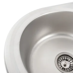 Кухонная мойка из нержавеющей стали VALESO DECOR 5844 (0,8/180 мм) №4