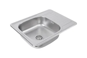 Кухонная мойка из нержавеющей стали Valeso 6550 SATIN (0,8/180 мм) №1