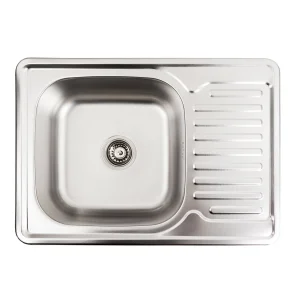 Кухонная мойка из нержавеющей стали Platinum 7050 DECOR (0,8/180 мм) №1