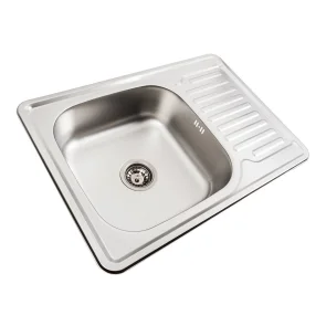 Кухонная мойка из нержавеющей стали Platinum 7050 DECOR (0,8/180 мм) №3