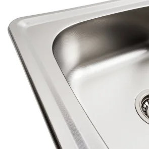 Кухонная мойка из нержавеющей стали Platinum 7050 DECOR (0,8/180 мм) №5