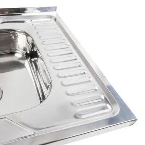 Кухонная мойка из нержавеющей стали Platinum POLISHED 6060 L (0,7/160 мм) №3