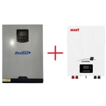 Комплект Інвертор + Акумулятор:REDBO RB-5548-5-100A-O+Must LP16-48100 5,12 кВт·год LiFePO4