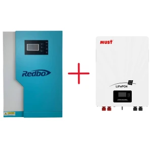 Комплект Інвертор + Акумулятор:REDBO RB5548-5-100A-N+Must LP16-48100 5,12 кВт·год LiFePO4 №1