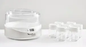 Йогуртница Moulinex 15Вт, стаканов-7х0.16л (стекло), пластик, бело-серый №11