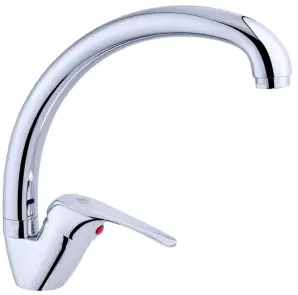 Комплект Кухонна мийка накладна Kroner KRP Satin - 5050 (0.6 мм)+Змішувач для кухні Agua Leon - C032 №2