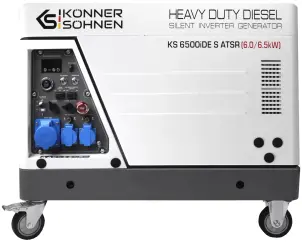 Дизельный инверторный генератор в шумозащитном кожухе KS 6500iDE S ATSR №1