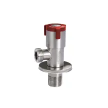 Кран угловой нерж. AQUASTRONG V2 Red M1/2 х M1/2 (V200)