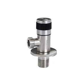 Кран кутовий нерж. AQUASTRONG R3 M1/2 х M1/2 (R304) №1