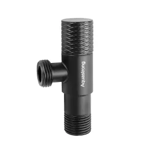 Кран кутовий нерж. AQUASTRONG D8 M1/2 х M3/4 (D815) №4