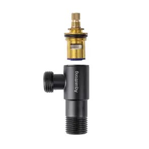 Кран кутовий нерж. AQUASTRONG D7 M1/2 х M1/2 (D716) №3