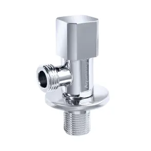 Кран кутовий нерж. AQUASTRONG C4 M1/2 х M1/2 (C401) №1