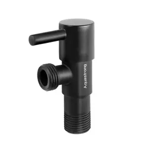Кран кутовий нерж. AQUASTRONG D7 M1/2 х M1/2 (D716) №4