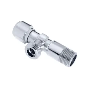 Кран угловой лат. AQUASTRONG В1 M1/2 х M1/2 (В111) №4