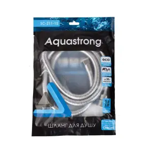 Шланг для душу AQUASTRONG хром нерж 1,75-2,0 м. (SC-211-17) №3