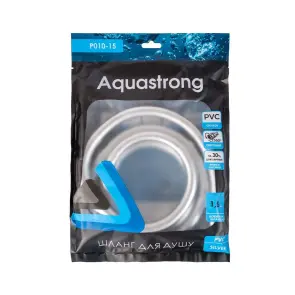 Шланг для душу AQUASTRONG PVC Silver 1,5 м. (P010-15) №3