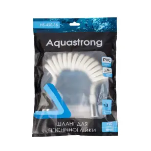 Шланг для гігієнічної лійки AQUASTRONG NYLON спіраль 1,5 м. (HS-420-15) №3