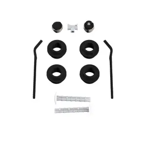 Комплект для подключения радиатора с 2 кронштейнами AQUASTRONG Black 1&quot,х1/2" (KBB-905) №1