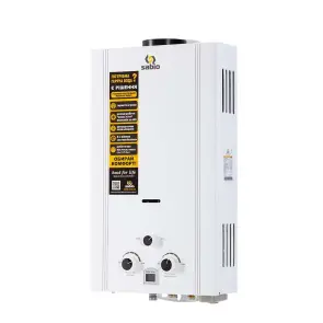 Газова колонка дим. Sabio 10 л white PLUS (JSD20-AC21 Copper) №2