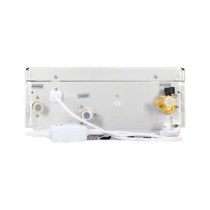 Газовая колонка турбо. Sabio 12 л White (JSP24-12FT05) + (Дымоход 1 м, 60/100) №3