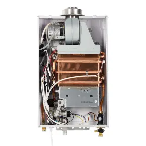 Газовая колонка турбо. Sabio 12 л White (JSP24-12FT05) + (Дымоход 1 м, 60/100) №5
