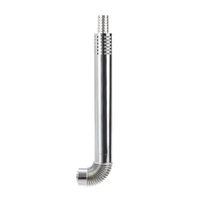 Газовая колонка турбо. Sabio 12 л White (JSP24-12FT05) + (Дымоход 1 м, 60/100) №7