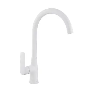 Змішувач PERLA Jack кухня БІЛИЙ (PBZ6302W) №1