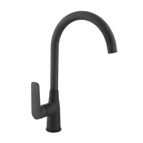 Змішувач PERLA Jack кухня ЧОРНИЙ (PBZ6302B) №1