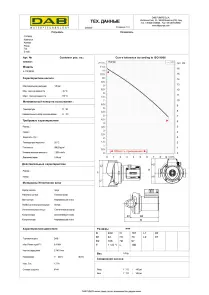 Насос циркуляційний DAB A 110/180 M -230 v (505808001) №3
