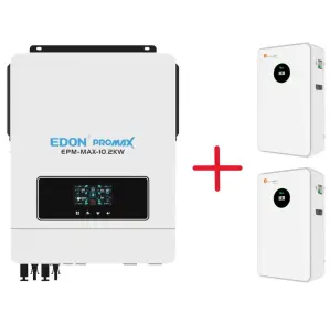 Комплект Інвертор + 2 Акумулятора:EDON EPM-MAX-10,2KW+FelicityESS FLA48100-EU 48v 100Ah №1