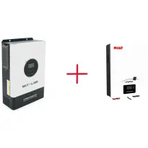 Комплект Інвертор + Акумулятор:WITSLOR HF6248-B, 1Ф-6,2kW, 48V+ Акумулятор Must LP16-48100 5,12 кВт·год LiFePO4