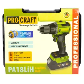Шуруповерт Procraft PA18LiH (з 1 акб і зп) №15