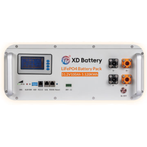 Акумулятор LiFePo4 battery pack 51V 100Ah 5.12 kWh XD Battery(виробництво Deye)+кабель №2