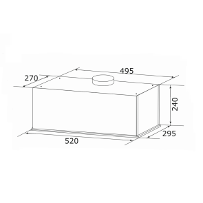 Витяжка GRANADO Palamos 4613-1200 Black glass №8