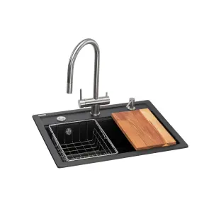 Кухонна станція GRANADO Royal Artes Black shine №1