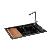 Кухонная станция GRANADO Optimal Estella Black shine