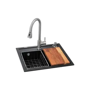 Кухонная станция GRANADO Basic Lerida Black shine №1