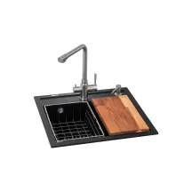 Кухонная станция GRANADO Optimal Lerida Black shine