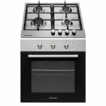 Комплект Духовой шкаф электрический GEO 61-0200 Inox + Варочная поверхность газовая GGH 61-104 Inox
